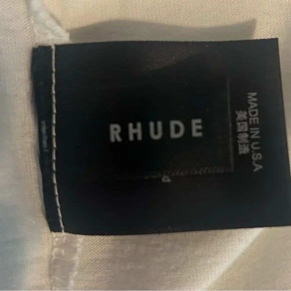 RHUDE Men's Cotton T-Shirt NWT Tees - Short Sleeve